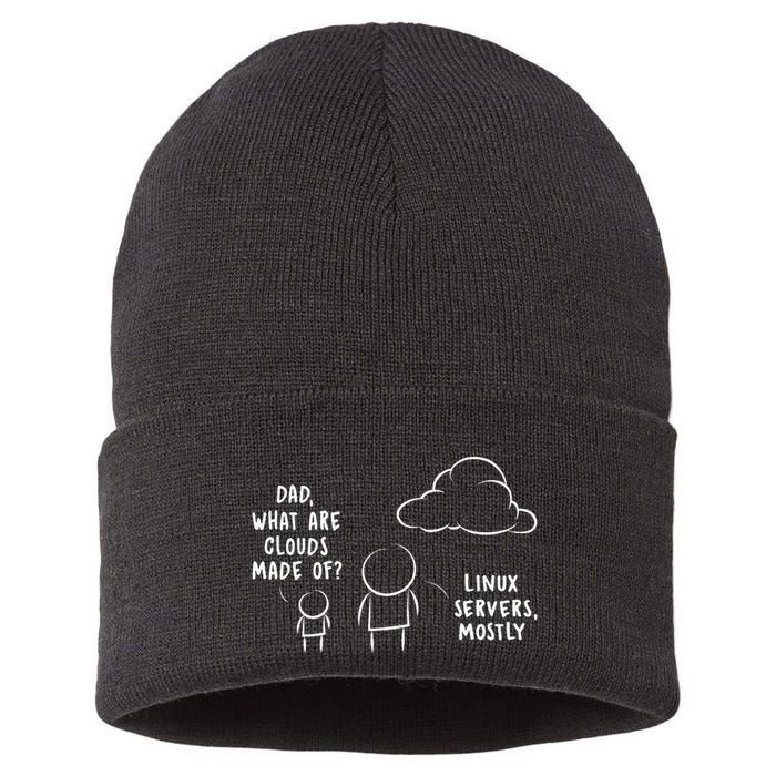 Software Developer Computer Engineer Nerd Funny Programmer Sustainable Knit Beanie