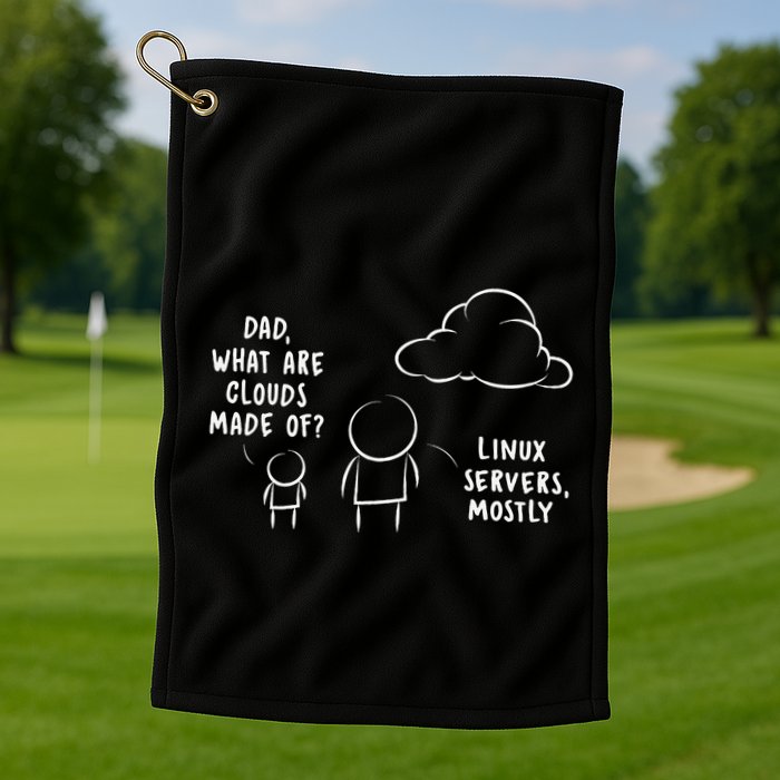 Software Developer Computer Engineer Nerd Funny Programmer Golf Towel
