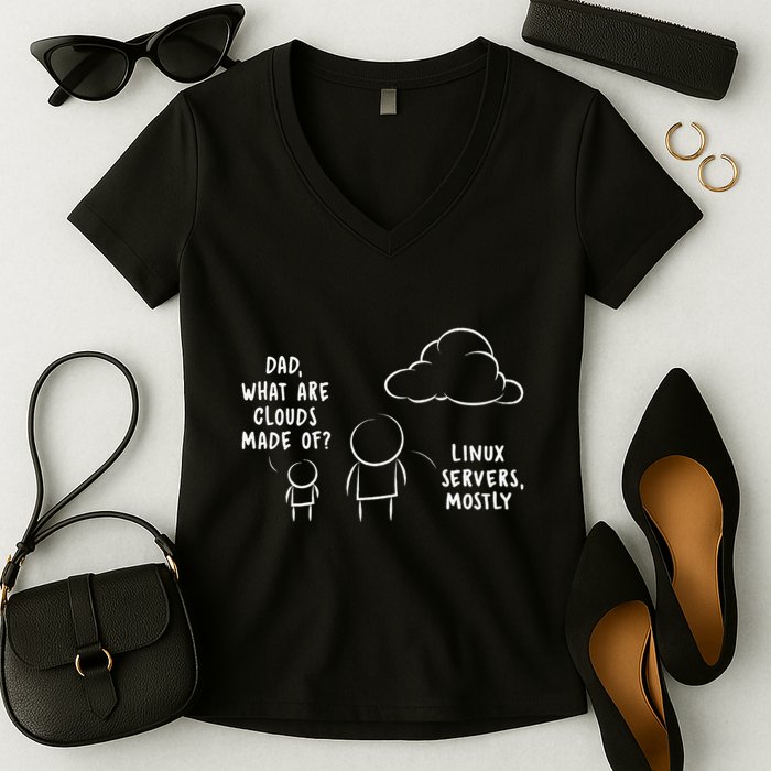 Software Developer Computer Engineer Nerd Funny Programmer Women's V-Neck T-Shirt