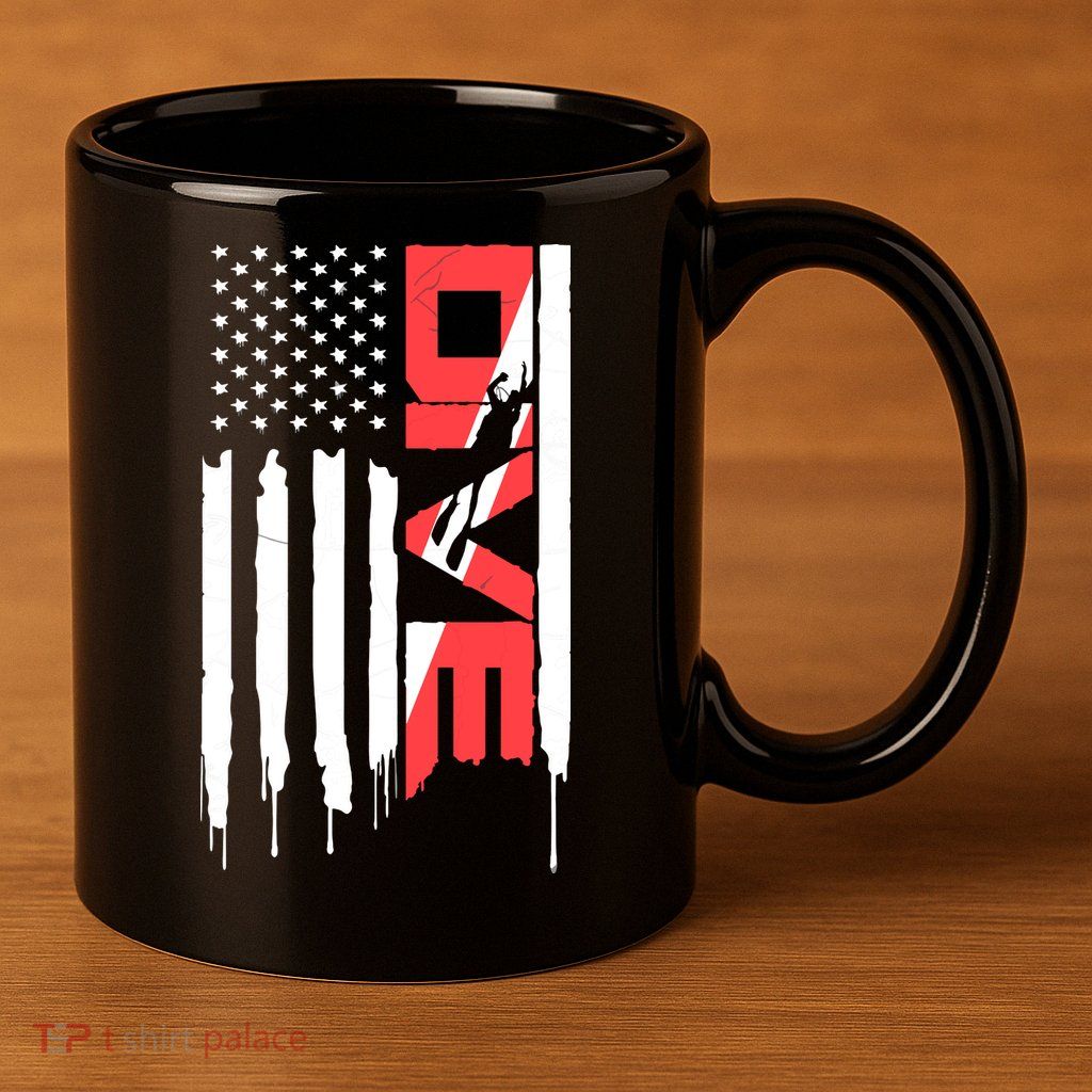 Scuba Diving Diver Down Flag | Scuba Diver | Scuba Diving 11oz C Handle Ceramic Mug