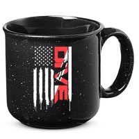 Scuba Diving Diver Down Flag | Scuba Diver | Scuba Diving 15oz Campfire Ceramic Mug