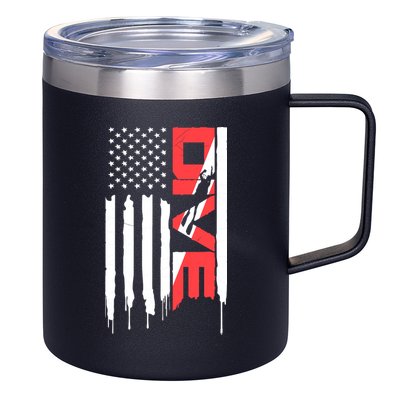 Scuba Diving Diver Down Flag | Scuba Diver | Scuba Diving 12oz Stainless Steel Coffee Mug