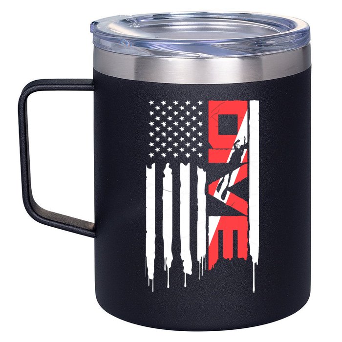 Scuba Diving Diver Down Flag | Scuba Diver | Scuba Diving 12oz Stainless Steel Coffee Mug