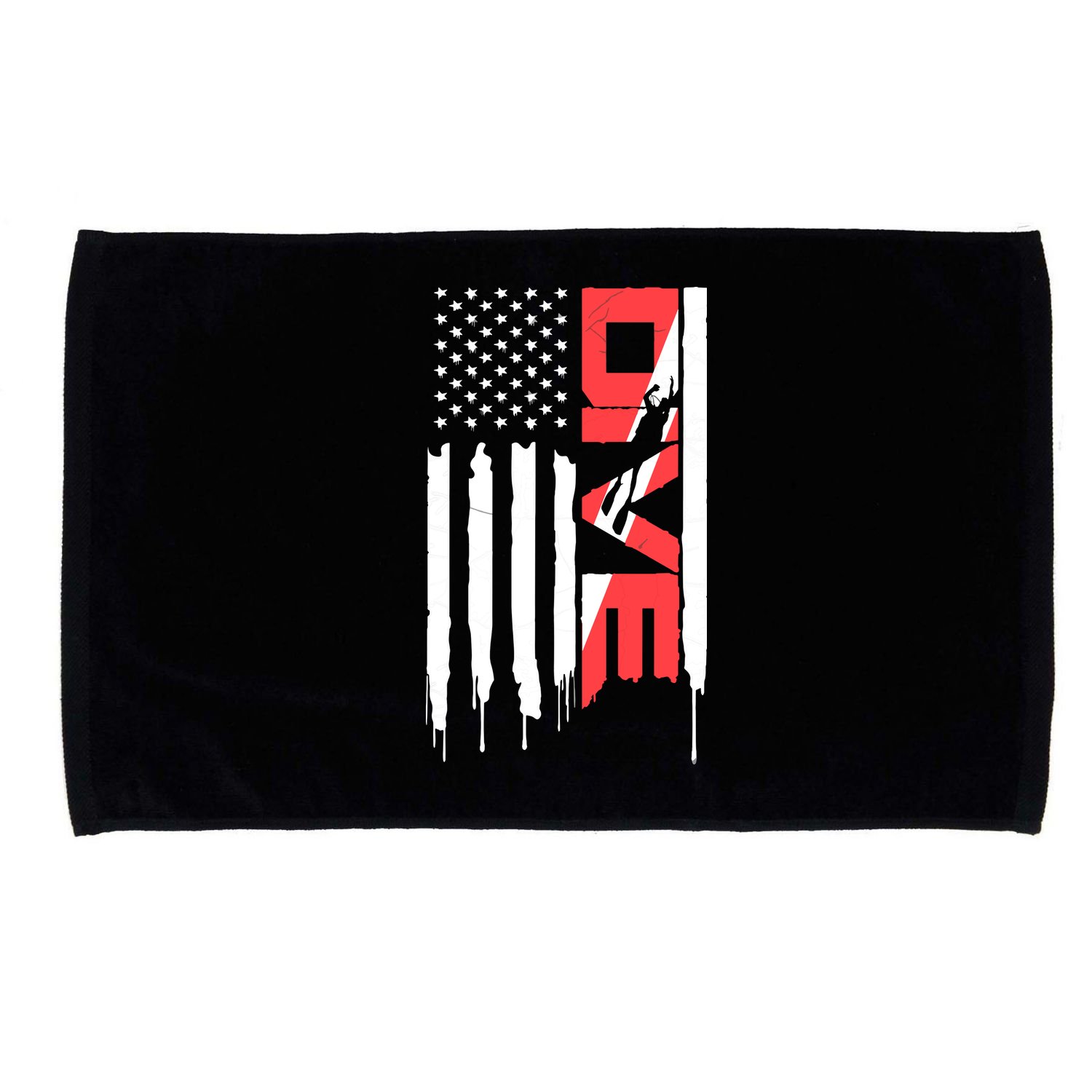 Scuba Diving Diver Down Flag | Scuba Diver | Scuba Diving Microfiber Hand Towel