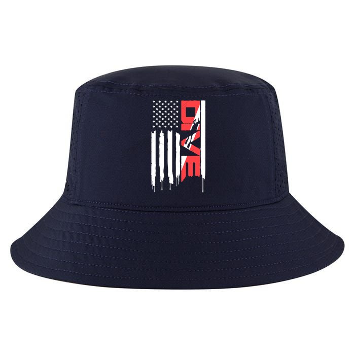 Scuba Diving Diver Down Flag | Scuba Diver | Scuba Diving Cool Comfort Performance Bucket Hat