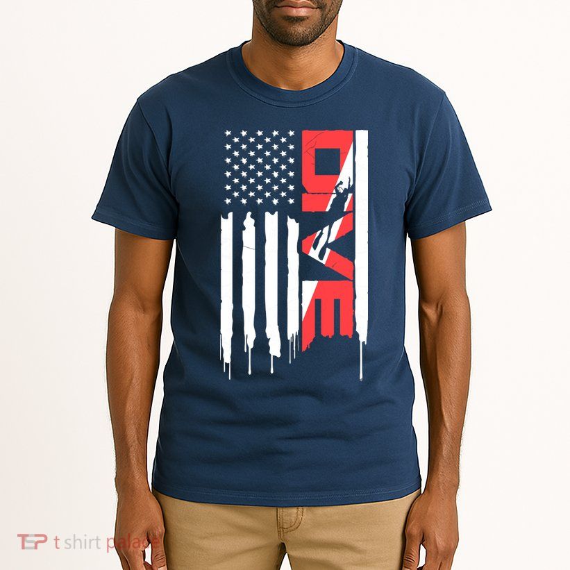 Scuba Diving Diver Down Flag | Scuba Diver | Scuba Diving Tall T-Shirt