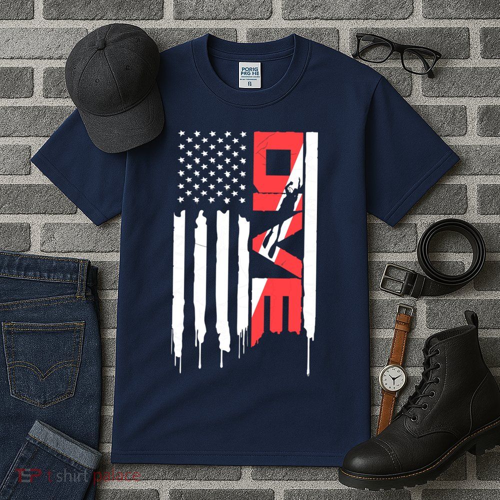 Scuba Diving Diver Down Flag | Scuba Diver | Scuba Diving Tall T-Shirt