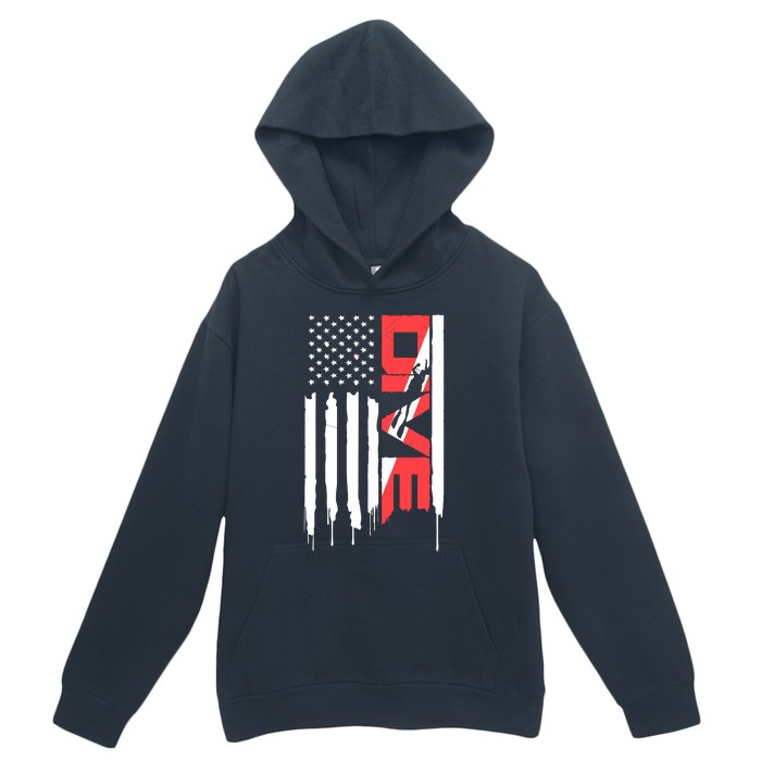 Scuba Diving Diver Down Flag | Scuba Diver | Scuba Diving Urban Pullover Hoodie