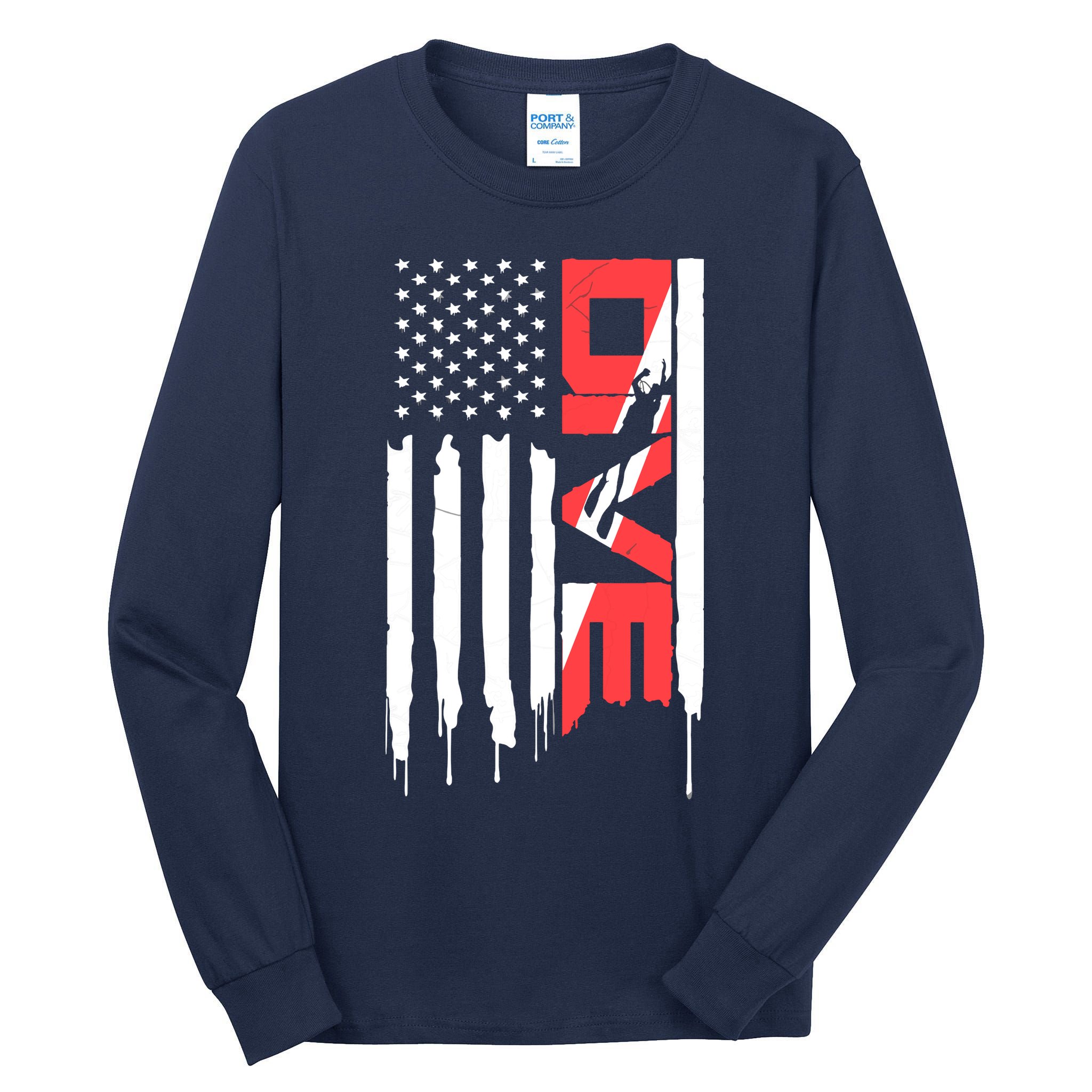 Scuba Diving Diver Down Flag | Scuba Diver | Scuba Diving Tall Long Sleeve T-Shirt