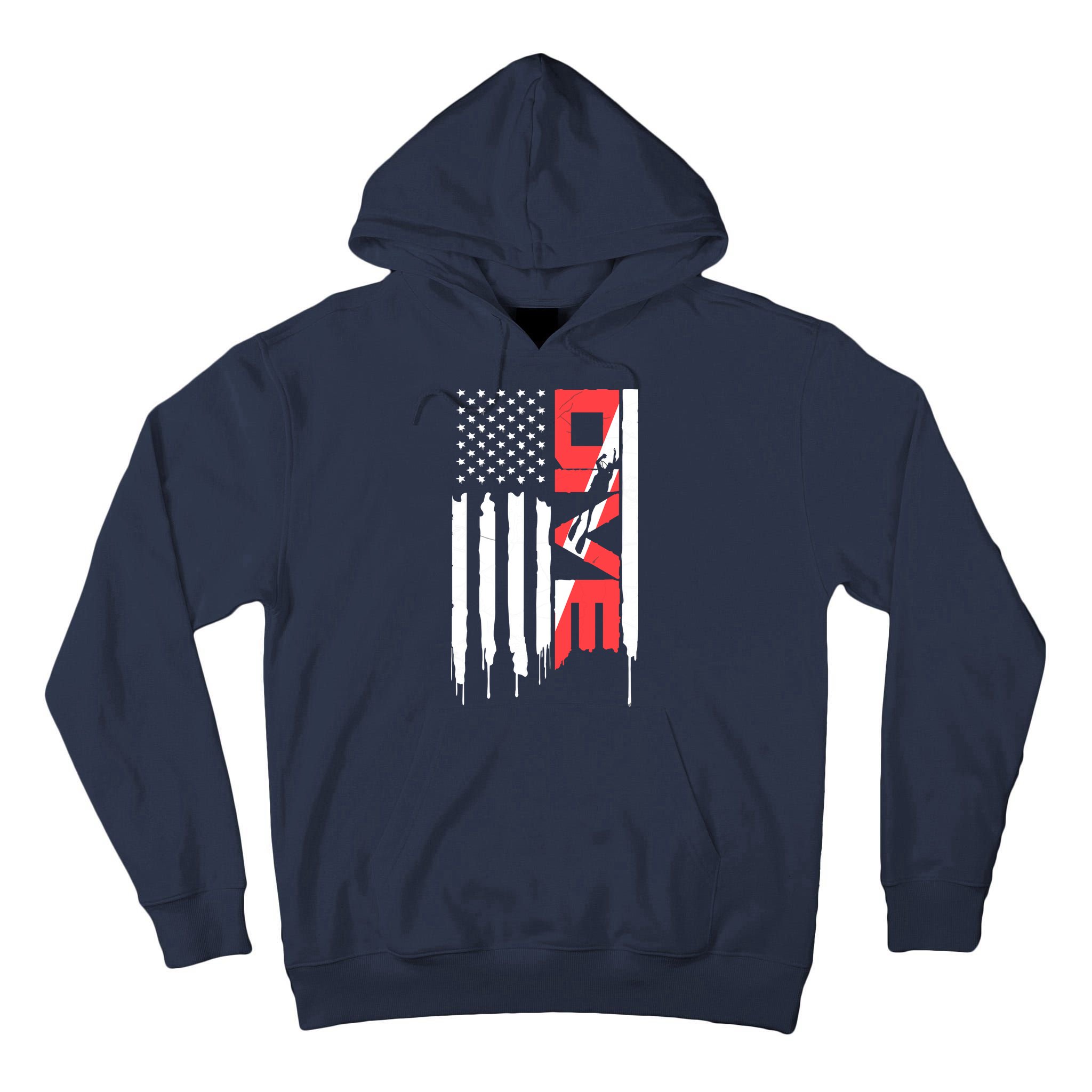 Scuba Diving Diver Down Flag | Scuba Diver | Scuba Diving Tall Hoodie