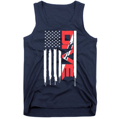 Scuba Diving Diver Down Flag | Scuba Diver | Scuba Diving Tank Top