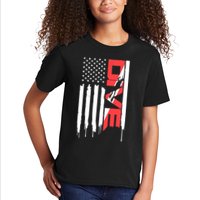 Scuba Diving Diver Down Flag | Scuba Diver | Scuba Diving Kids T-Shirt