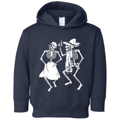 Skeletons Dancing Day Of Dead Dia De Los Muertos Halloween Party Skeleton Toddler Hoodie