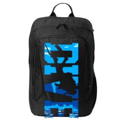 Scuba Diving DIVE Scuba Diver Gift City Backpack