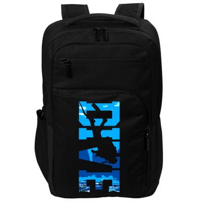 Scuba Diving DIVE Scuba Diver Gift Impact Tech Backpack