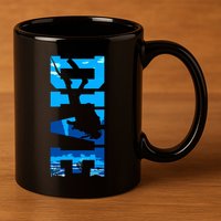 Scuba Diving DIVE Scuba Diver Gift 11oz C Handle Ceramic Mug