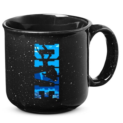 Scuba Diving DIVE Scuba Diver Gift 15oz Campfire Ceramic Mug