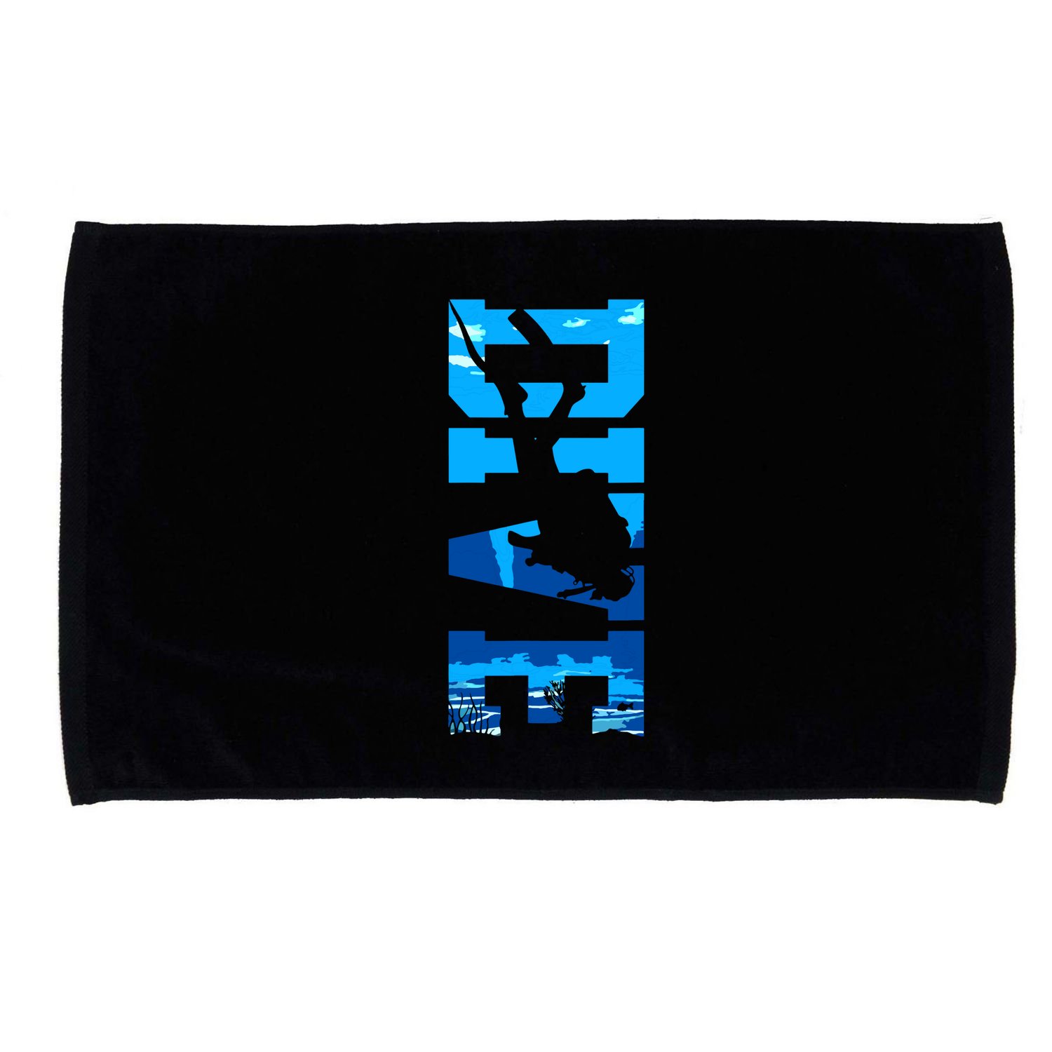 Scuba Diving DIVE Scuba Diver Gift Microfiber Hand Towel