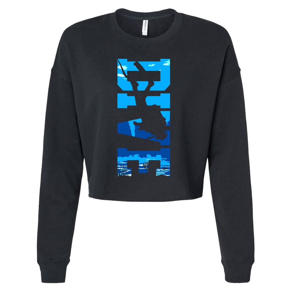 Scuba Diving DIVE Scuba Diver Gift Cropped Pullover Crew