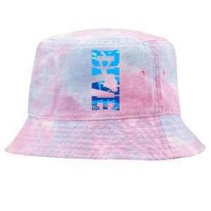 Scuba Diving DIVE Scuba Diver Gift Tie-Dyed Bucket Hat