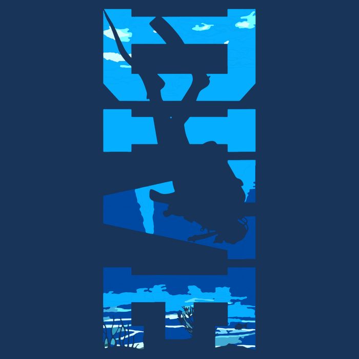 Scuba Diving DIVE Scuba Diver Gift Cooling Performance Crew T-Shirt