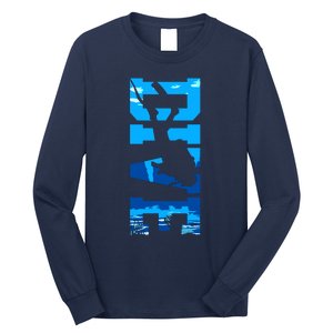 Scuba Diving DIVE Scuba Diver Gift Long Sleeve Shirt