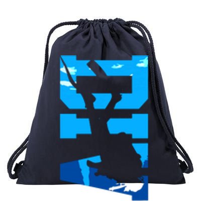 Scuba Diving DIVE Scuba Diver Gift Drawstring Bag