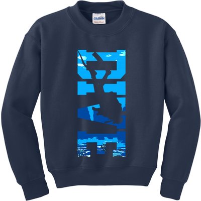 Scuba Diving DIVE Scuba Diver Gift Kids Sweatshirt