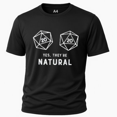 Slimecicle Dice D20 Yes They’Re Natural Performance Shirt
