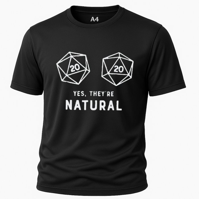 Slimecicle Dice D20 Yes They’Re Natural Performance Shirt