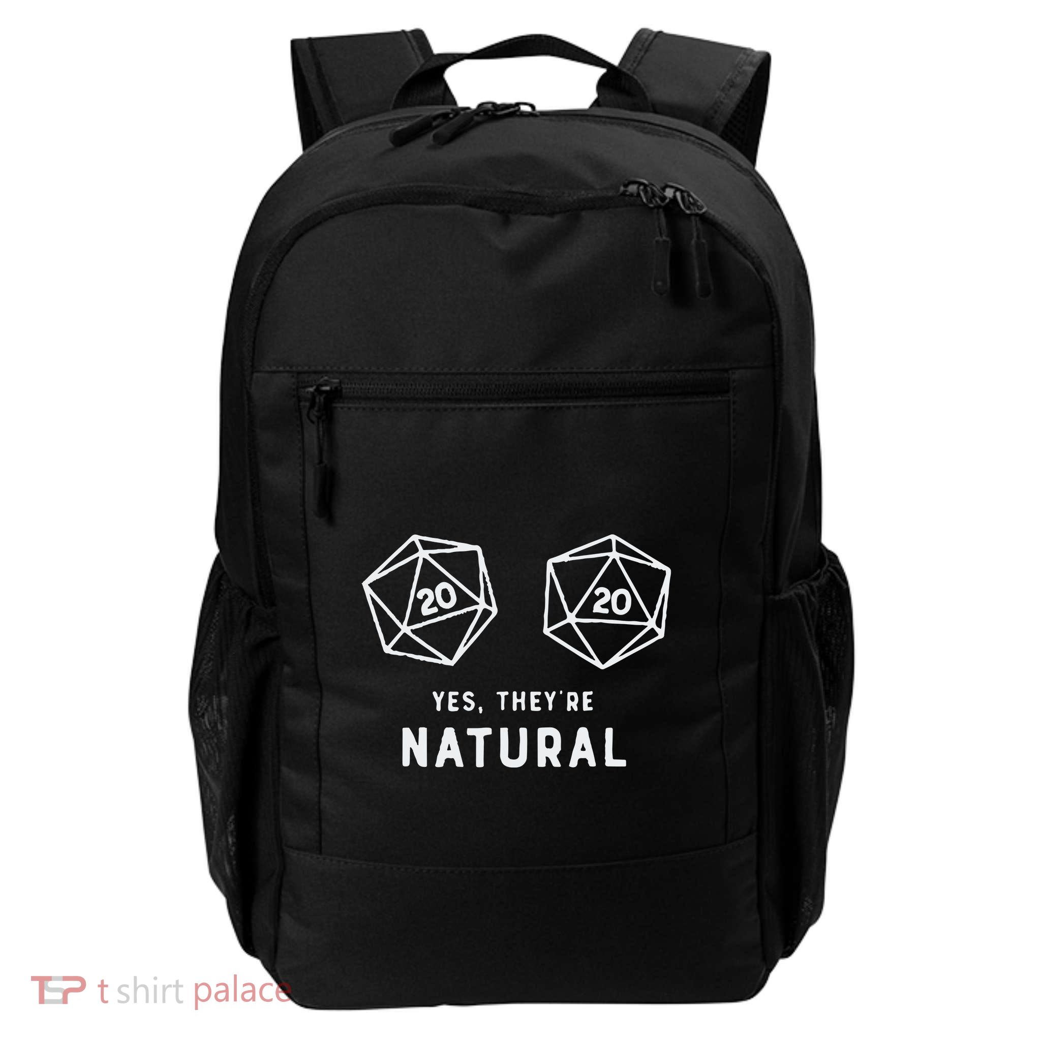 Slimecicle Dice D20 Yes They’Re Natural Backpack