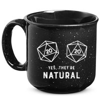 Slimecicle Dice D20 Yes They’Re Natural 15oz Campfire Ceramic Mug