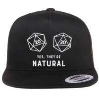 Slimecicle Dice D20 Yes They’Re Natural Flat Bill Trucker Hat