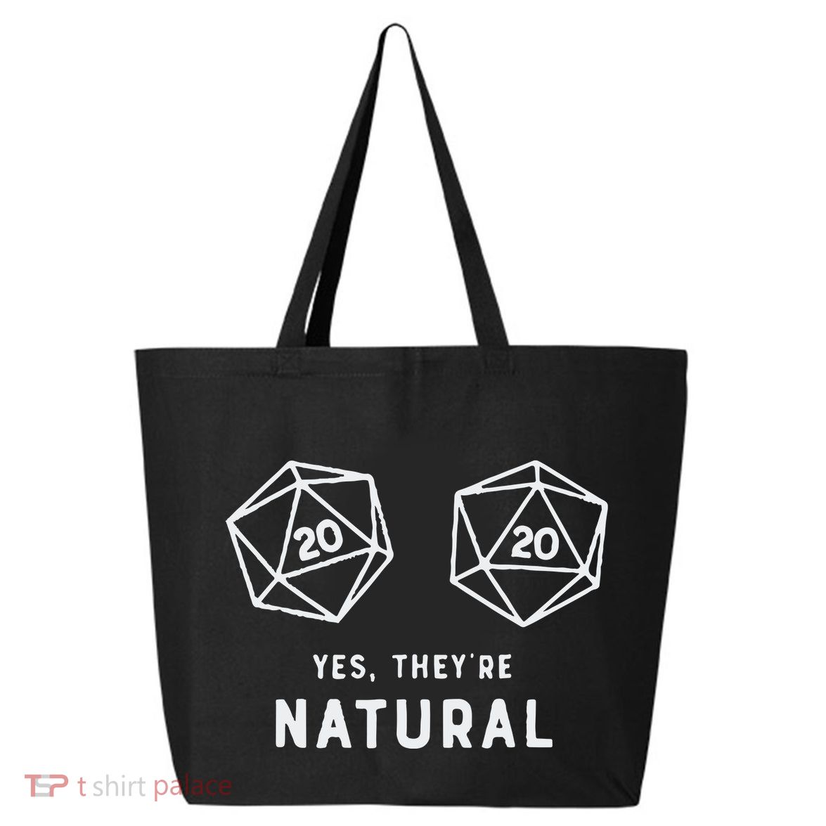 Slimecicle Dice D20 Yes They’Re Natural 25L Jumbo Tote