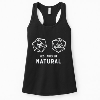 Slimecicle Dice D20 Yes They’Re Natural Womens Tank Top