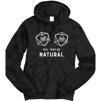 Slimecicle Dice D20 Yes They’Re Natural Tie Dye Hoodie