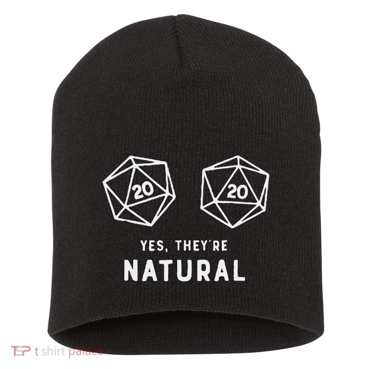 Slimecicle Dice D20 Yes They’Re Natural Short Acrylic Beanie