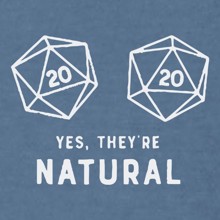 Slimecicle Dice D20 Yes They’Re Natural Garment-Dyed Sweatshirt