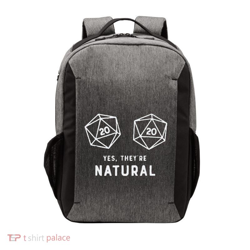 Slimecicle Dice D20 Yes They’Re Natural Vector Backpack