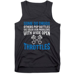 Some Do Drugs Other Pop BOTTLES Funny Mechanic Tank Top