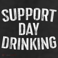 Support Day Drinking 11oz C Handle Ceramic Mug