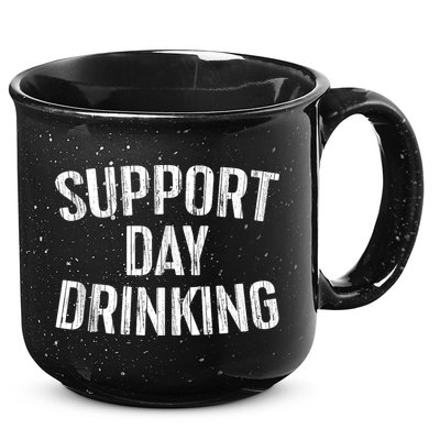Support Day Drinking 15oz Campfire Ceramic Mug