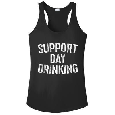 Support Day Drinking Ladies PosiCharge Competitor Racerback Tank