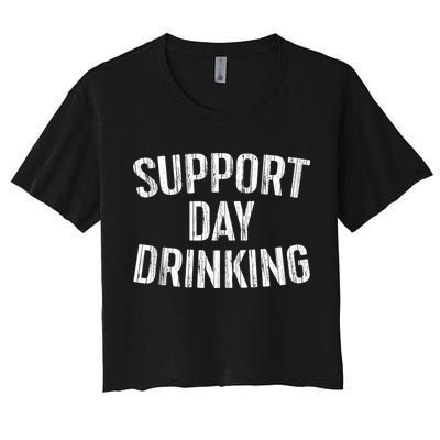 Support Day Drinking Crop Top