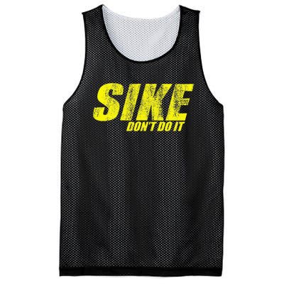 Sike DonT Do It! Funny Diary Of A Wimpy Mesh Reversible Basketball Jersey Tank