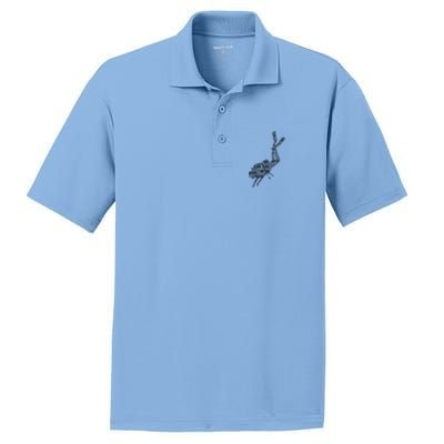 Scuba Diving Diver Dive PosiCharge RacerMesh Polo