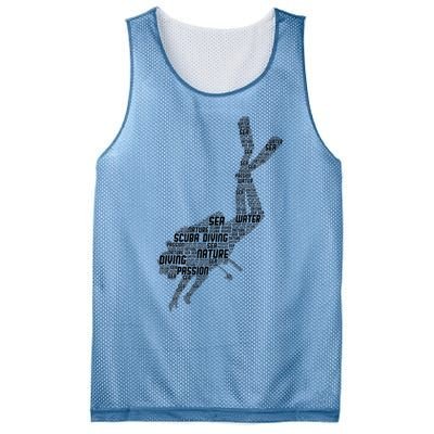 Scuba Diving Diver Dive Mesh Reversible Basketball Jersey Tank