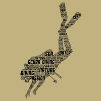 Scuba Diving Diver Dive Button