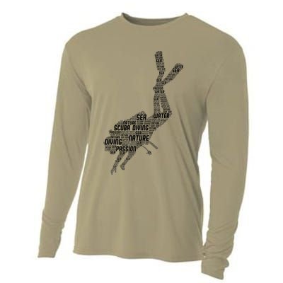Scuba Diving Diver Dive Cooling Performance Long Sleeve Crew