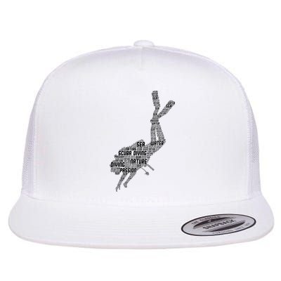 Scuba Diving Diver Dive Flatbill Hat